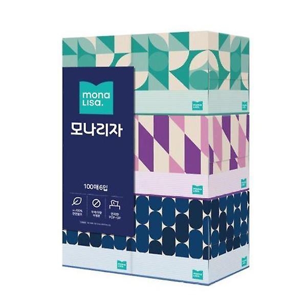  모나리자 정사각티슈 (100매X6개 팩)