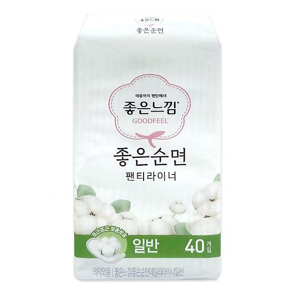  좋은느낌 좋은 순면 데일리 라이너 일반 40매