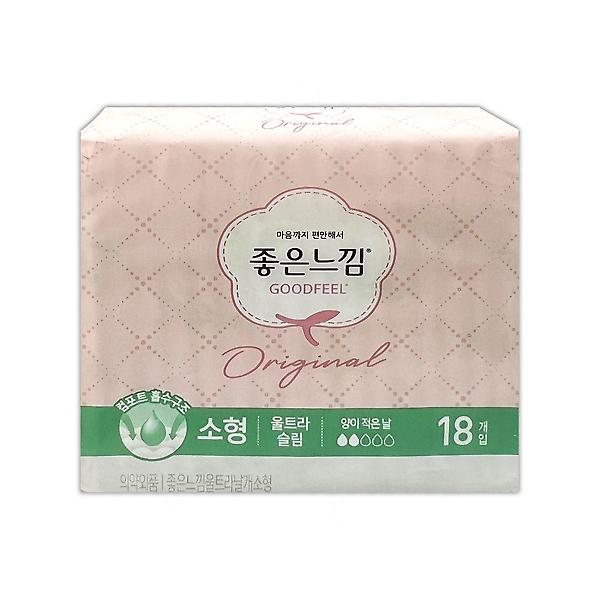  좋은느낌 울트라 날개 소형 18P 생리대 -O