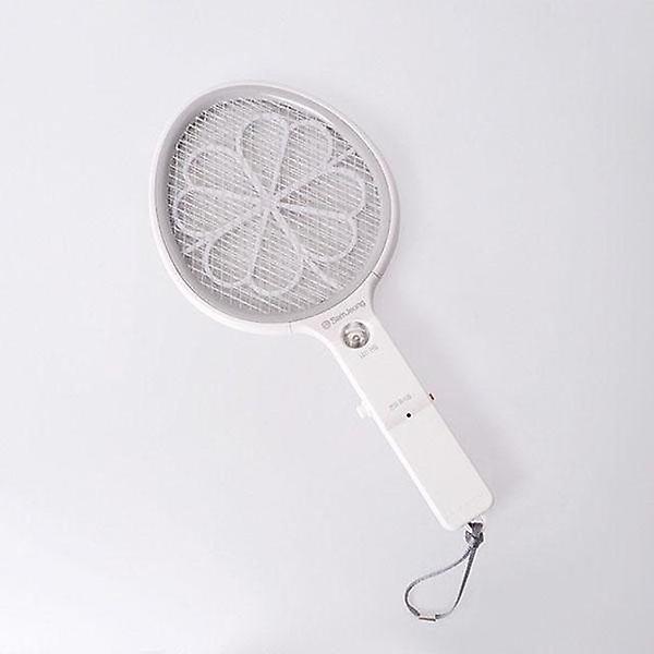  휴대용 타원형 야광 해충킬러 모기채 미니