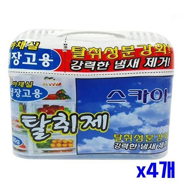  스카이 냉장고 탈취제 150g x4개