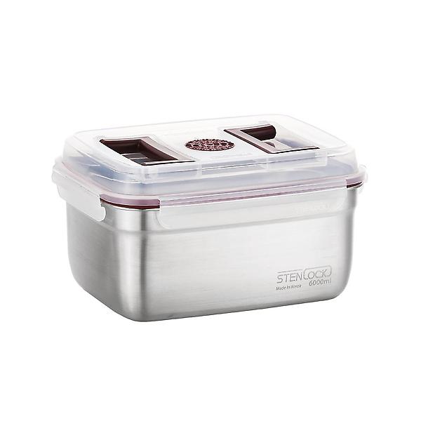  스텐락 국산 스텐밀폐용기 스텐김치통 큐브 핸디 2호 6.0L