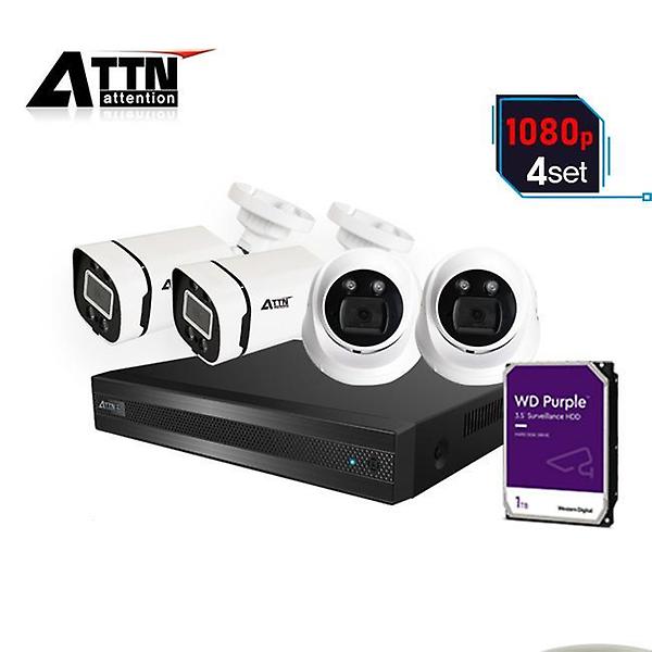  [오피네트웍스]  간편설치 올인원  Full HD 210만화소 4SET 풀패키지 보안용 HDD포함