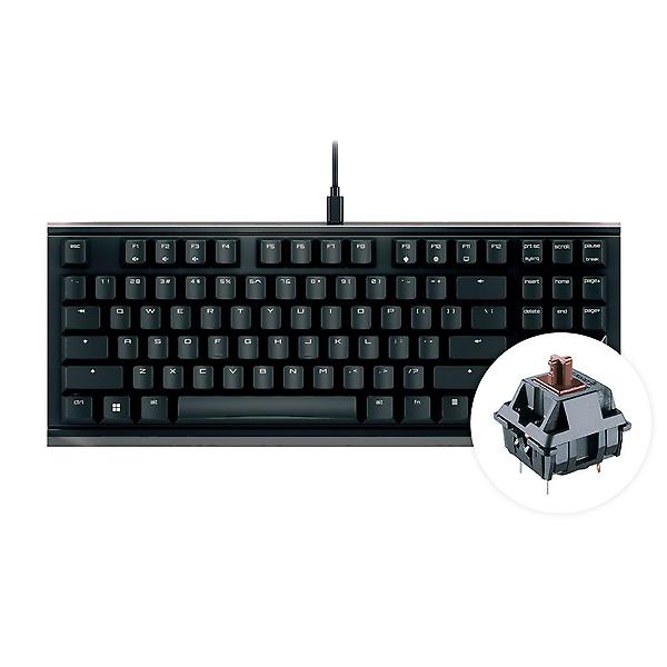  체리 MX 1.1 TKL 텐키리스 게이밍 기계식 키보드 블랙 갈축