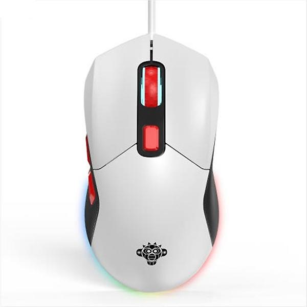  GDEVIL G100 TRANS RGB 유선 게이밍 마우스 화이트