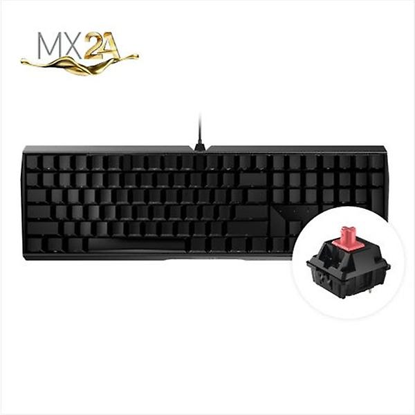  체리키보드 MX 3.0S MX2A 무보강 체리축 게이밍 기계식 키보드 블랙, 저소음적축