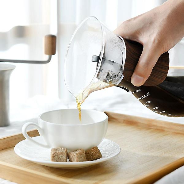  시노글라스 올인원 스텐 커피 드리퍼 서버 핸드드립세트 400ml SW01