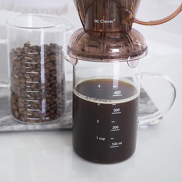  코코비아 내열유리 비커 계량컵 500ml 커피 드립서버