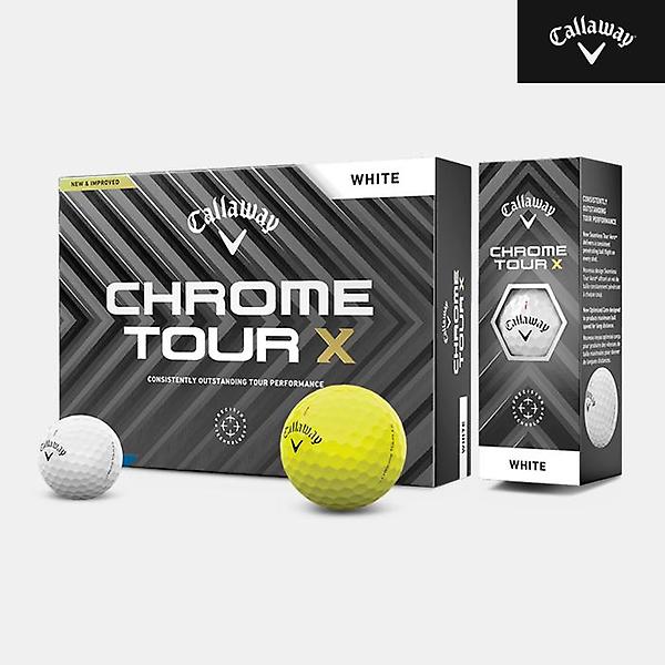  [캘러웨이코리아정품]2024 캘러웨이 크롬 투어 X 골프볼[남여공용][2COLORS][4피스/12알]