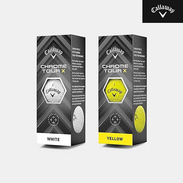  [캘러웨이코리아정품]2024 캘러웨이 크롬 투어 X 골프볼[남여공용][2COLORS][4피스/12알]