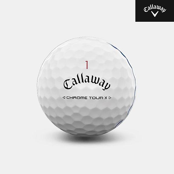  [캘러웨이코리아정품]2024 캘러웨이 크롬 투어 X 트리플트랙 골프볼[남여공용][화이트][4피스/12알]