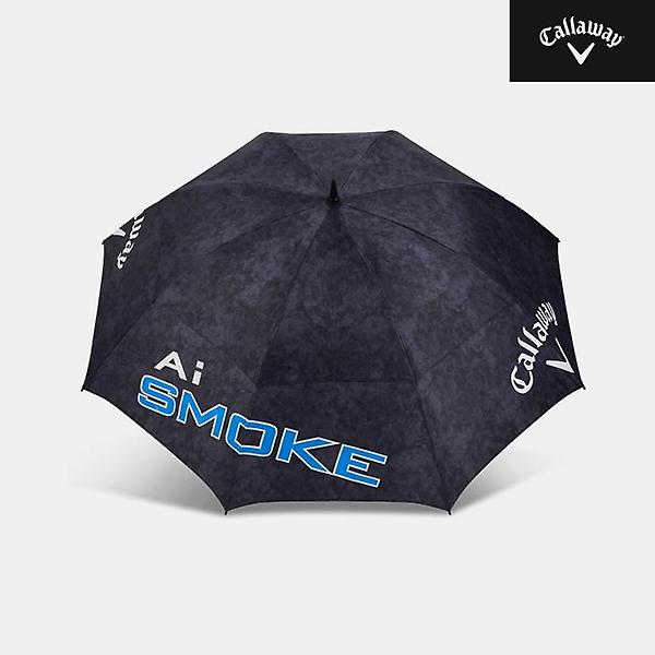  2024 캘러웨이 더블 캐노피 Ai SMOKE 골프우산[블랙카본][68인치]