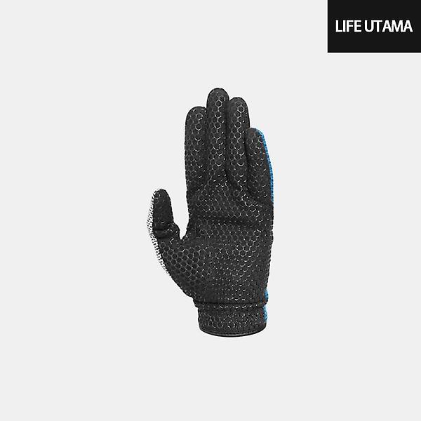  2023 라이프우타마 프리미엄 윈터 글러브(PREMIUM WINTER GLOVES) 합피 골프장갑[블루][양손장갑/남성용]