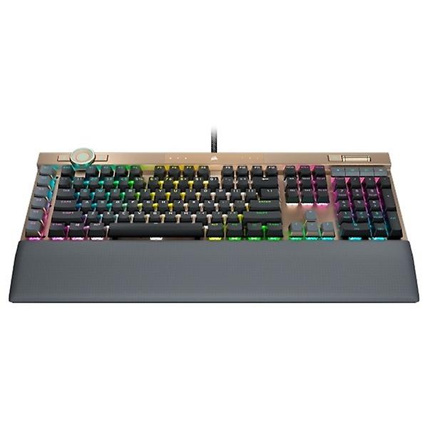  커세어 K100 RGB OPX 미드나잇 골드 게이밍 기계식 키보드