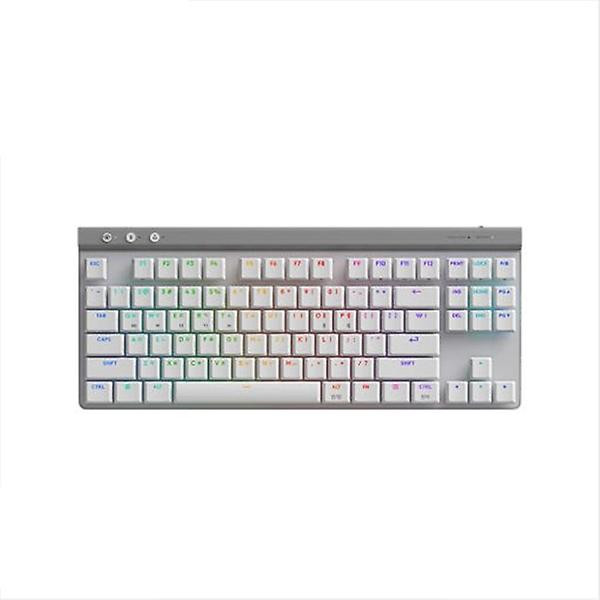  로지텍G G515 TKL LIGHTSPEED 무선 게이밍 키보드 화이트 텍타일
