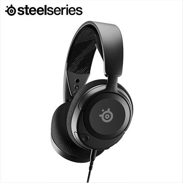  스틸시리즈 Arctis Nova 1 유선 게이밍 헤드셋 블랙 236g 초경량 PS5/4 Xbox 호환 메모리폼