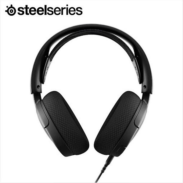  스틸시리즈 Arctis Nova 1 유선 게이밍 헤드셋 블랙 236g 초경량 PS5/4 Xbox 호환 메모리폼