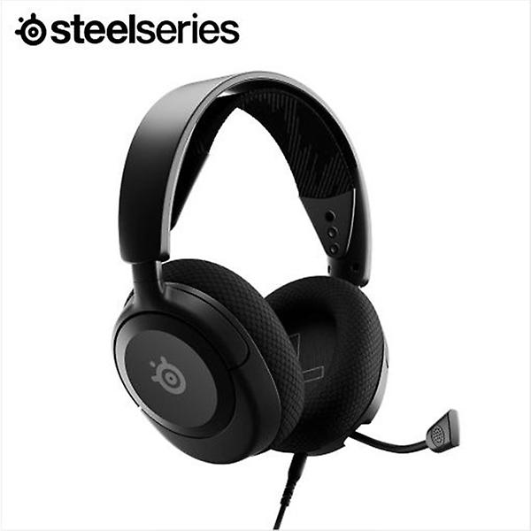  스틸시리즈 Arctis Nova 1 유선 게이밍 헤드셋 블랙 236g 초경량 PS5/4 Xbox 호환 메모리폼