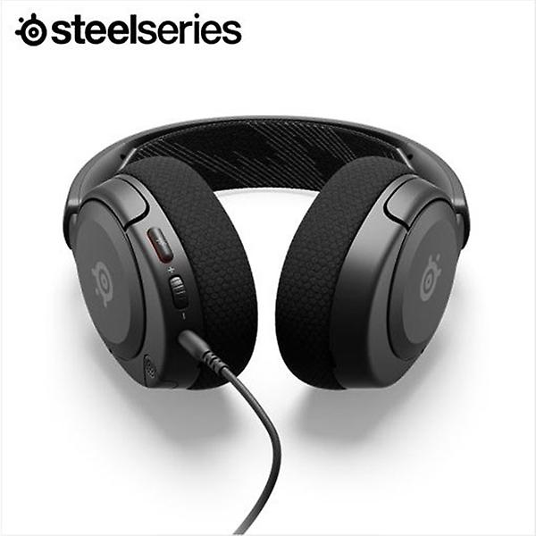  스틸시리즈 Arctis Nova 1 유선 게이밍 헤드셋 블랙 236g 초경량 PS5/4 Xbox 호환 메모리폼
