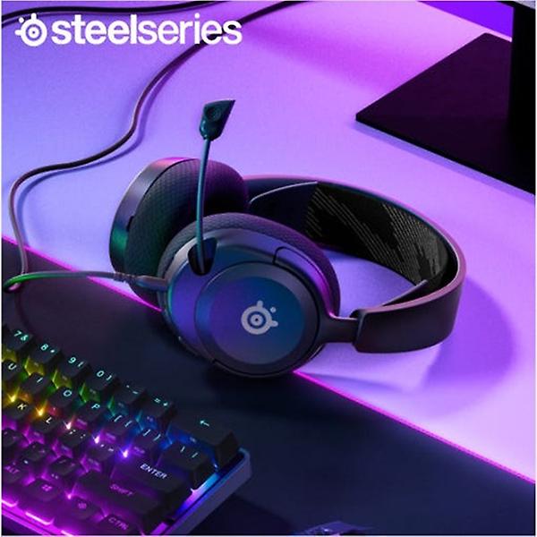  스틸시리즈 Arctis Nova 1 유선 게이밍 헤드셋 블랙 236g 초경량 PS5/4 Xbox 호환 메모리폼