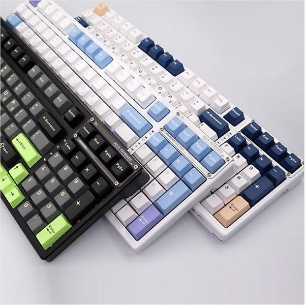  AULA F98 PBT RGB 풀윤활 유무선 기계식 블루 화이트 퍼플 한글