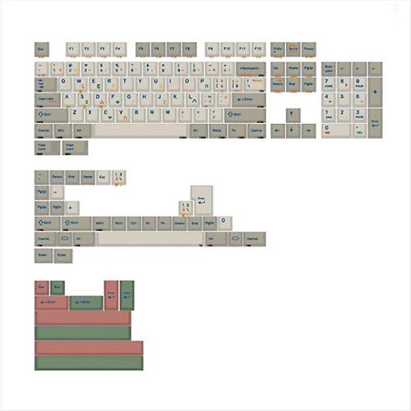 SPM Soulcat 고함량 PBT 염료승화 영문 키캡 151키 커스텀키보드 교체용 (9009 그리스)