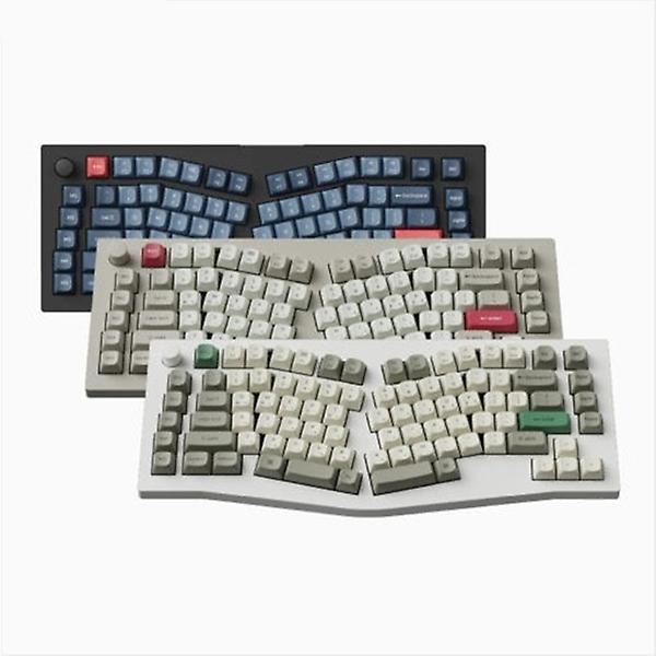  키크론 V10 PRO MAX 무선 인체공학 커스텀 앨리스 기계식 키보드 쉘화이트 저소음적축