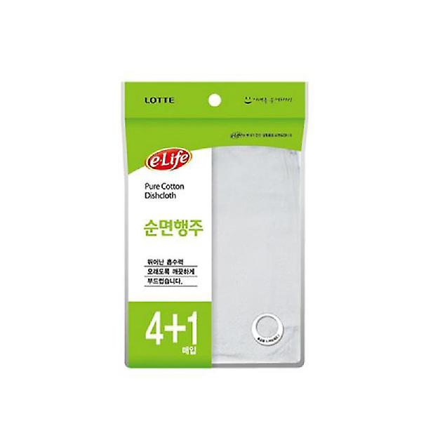  롯데 이라이프 순면행주 4+1