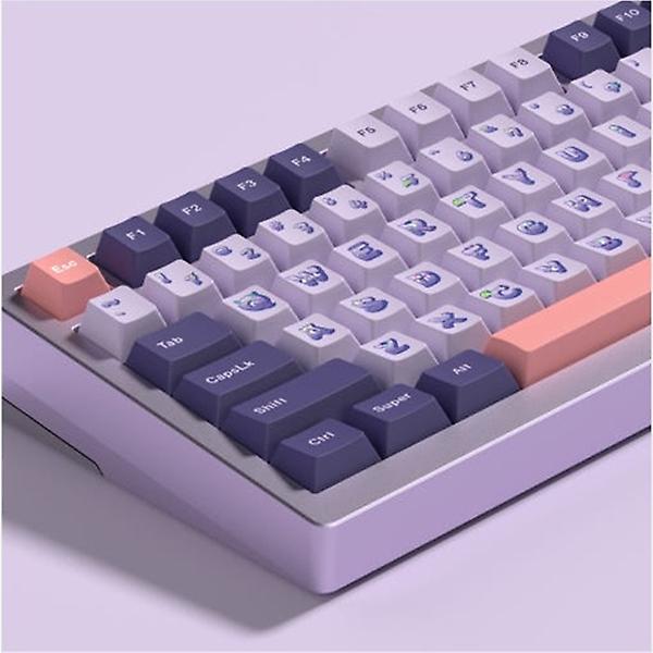  SPM Soulcat 고함량 PBT 염료승화 영문 키캡 158키 커스텀키보드 교체용 (Cute Ghost)