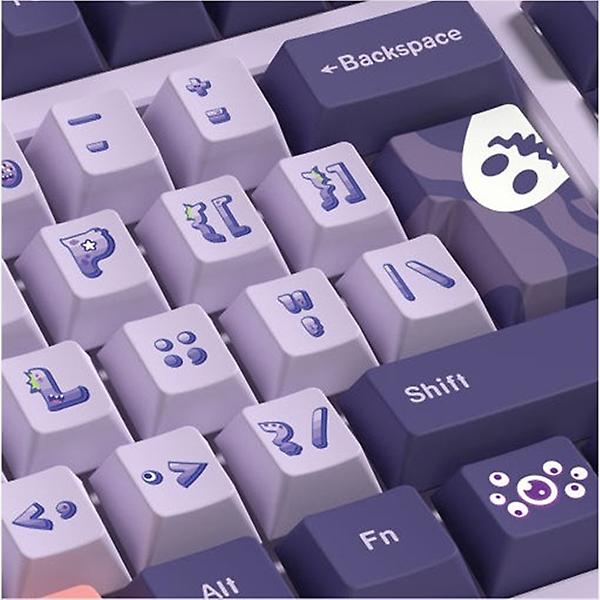  SPM Soulcat 고함량 PBT 염료승화 영문 키캡 158키 커스텀키보드 교체용 (Cute Ghost)
