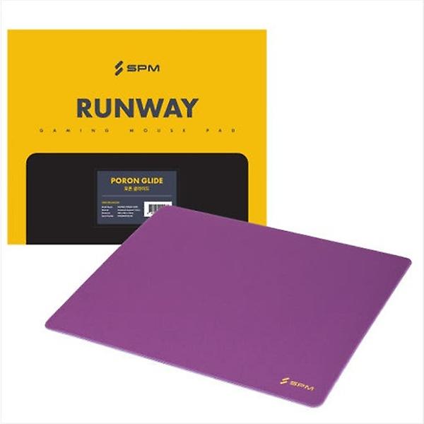  SPM RUNWAY PORON GLIDE 런웨이 포론 글라이드 게이밍 마우스패드 퍼플