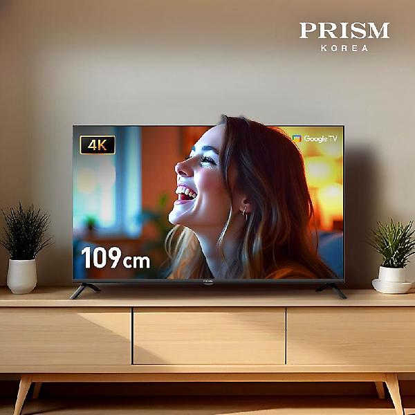  프리즘 CP43G5 109cm 구글5.0 스마트 4K UHD TV 120Hz 프리핫키 지원