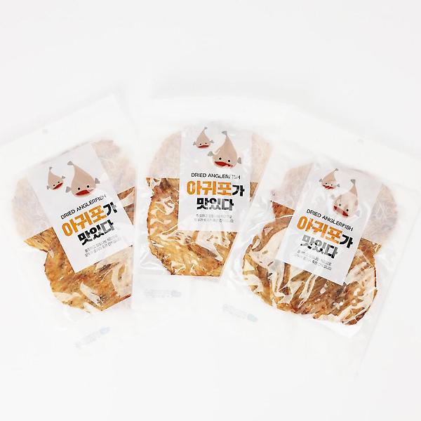  황토가마에 구운 아귀포 (200g) 국내가공 순살 아귀채