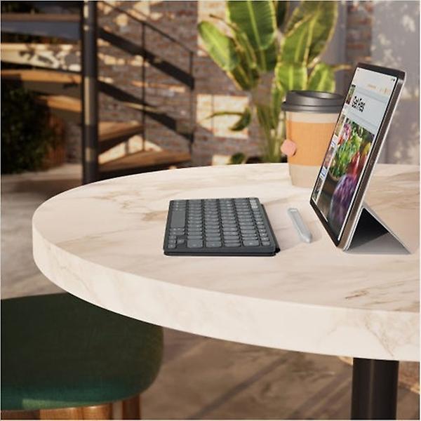  로지텍코리아 KEYS-TO-GO 2 For iPad 휴대용 무선 블루투스 키보드 맥용 그라파이트