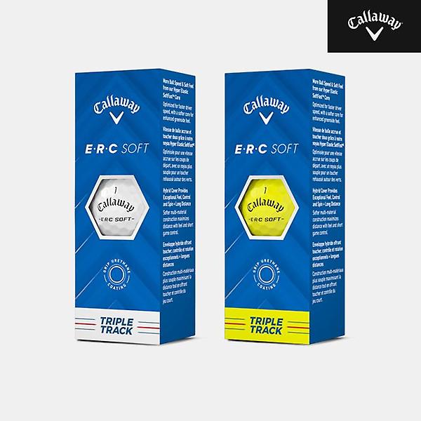  2025 캘러웨이 ERC 소프트 트리플트랙 골프볼[남여공용][2COLORS][3피스/12알]
