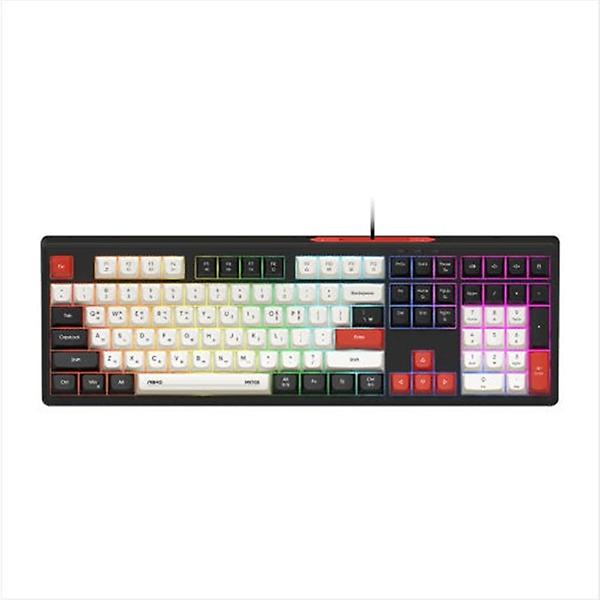  앱코 MK108 저소음 멤브레인 사무용 키보드 블랙