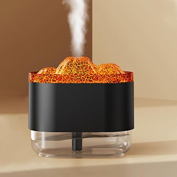  [웰스온] 볼케이노 USB 무드등 가습기 V1 (300ml) (블랙)