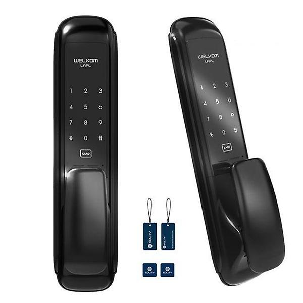  웰콤 라플 LAPL 푸시풀도어락