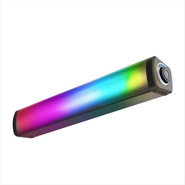  로이체 RGB LED 컴퓨터 PC 게이밍 사운드바 스피커 RSB-G1000