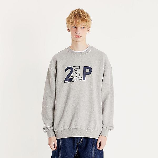  25P 센스 로고 스웨트 오버핏 맨투맨 25PU3FSWGR