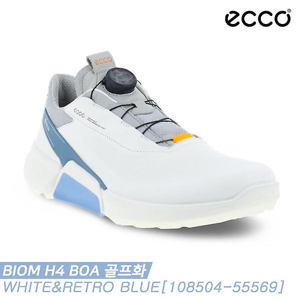  에코 2023 바이옴 H4 보아 골프화[화이트 레트로 블루][108504-55569][남성용]