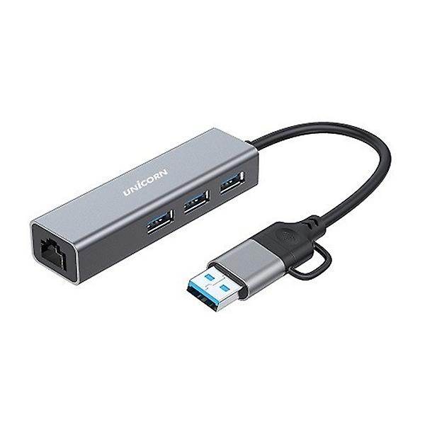  UNICORN CLAN-1000HC (4포트/USB 3.0 Type C+A)