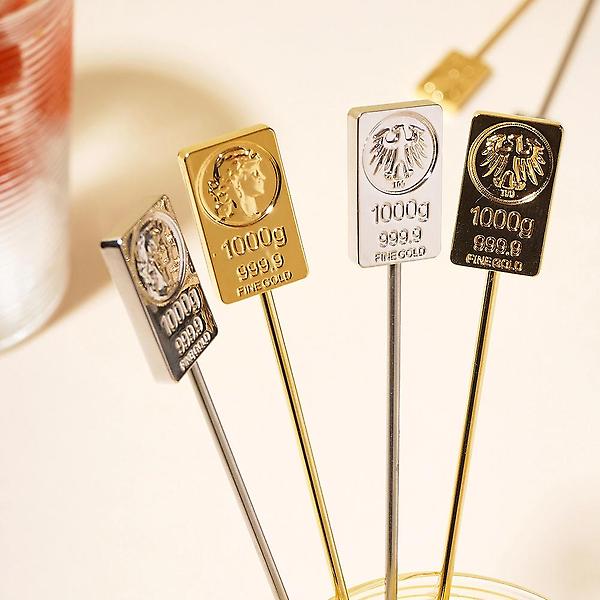  보겐 사각 골드 바 머들러 카페 음료 커피 롱스틱