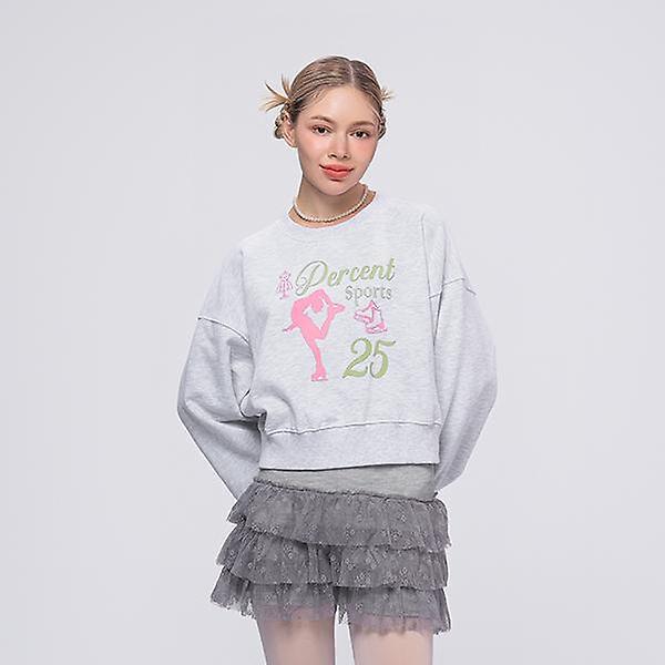  25P 퍼센트 스포츠 크롭 스웨트셔츠 25B41224WM