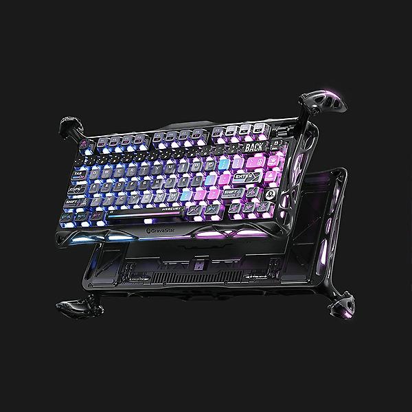  그라바스타 머큐리 K1 Pro 기계식 키보드_스페셜에디션 - 갤럭시 블랙