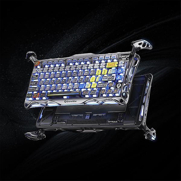  그라바스타 머큐리 K1 Pro 기계식 키보드_인터스텔라 실버