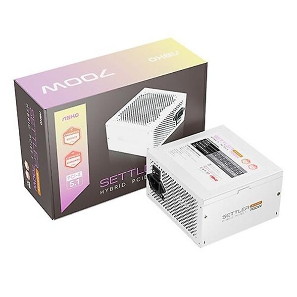  ABKO 앱코 SETTLER 하이브리드 STH-700B BRONZE 화이트 PCIE5.1 파워서플라이