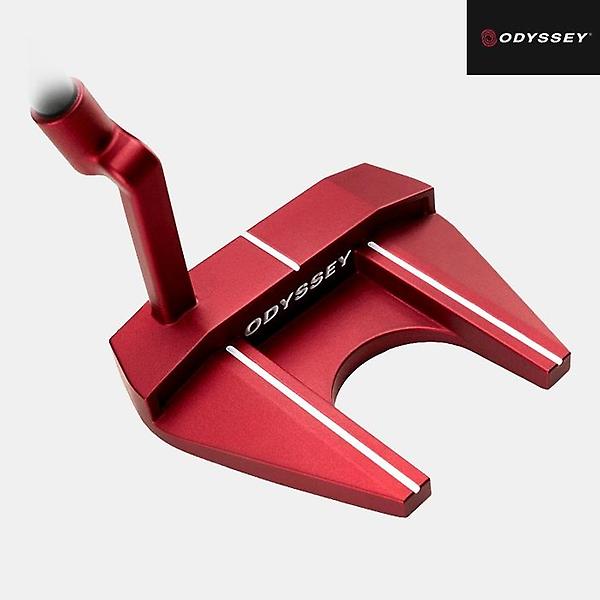  [젠더셔플리 퍼터/퍼팅 미러볼 증정]2025 오디세이 RED SEVEN X 퍼터[말렛][SUPER STROKE PISTOL 2.0]