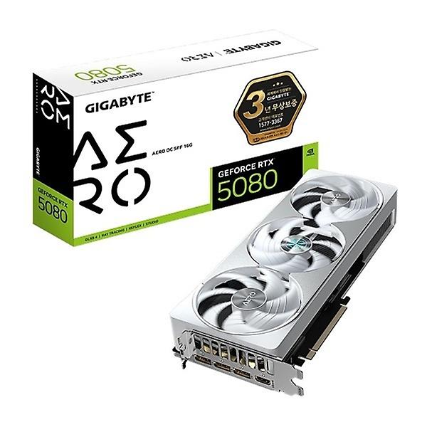  [GIGABYTE] 지포스 RTX 5080 AERO OC SFF D7 16GB 제이씨현