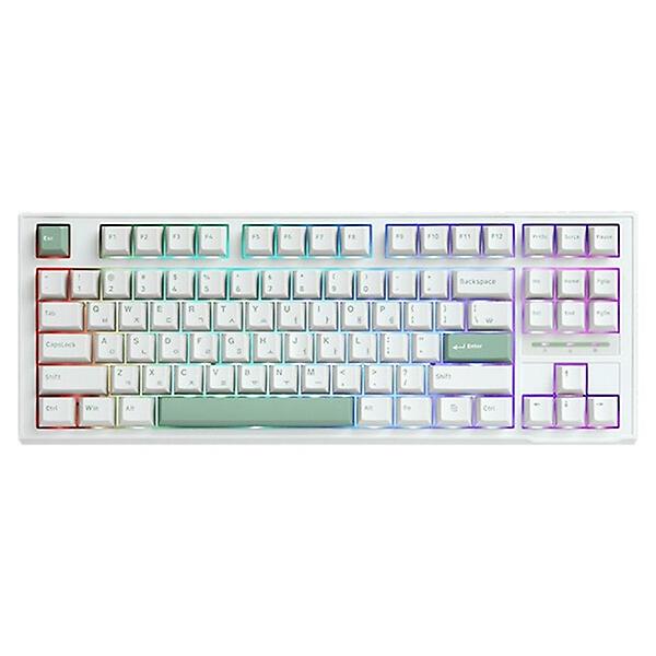  SPM PL87C PBT 몽돌 텐키리스 게이밍 기계식 키보드 라이트그레이